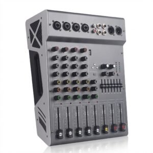 Mezcladora Gochanmi Mx4 Mixer 4canales 99 Efectos Dsp