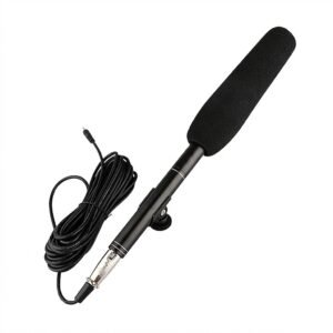 Micrófono Tipo Escopeta Para Cámara DSLR Con Cable