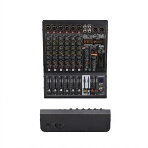 Mezcladora profesional de audio 6 canales con efectos
