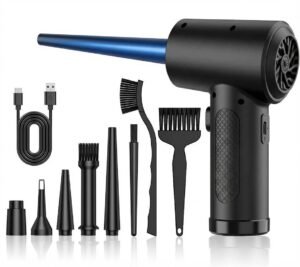 Sopladora de aire recargable para limpiar teclados