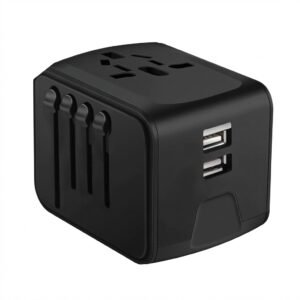 Adaptador de viaje universal con USB y tipo C TESSAN