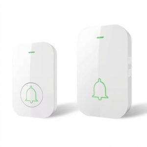 Timbre inalámbrico para puerta con alarma antirrobo