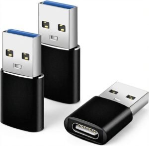 Adaptador USB-A a USB-C macho hembra carga datos 3.0 6p