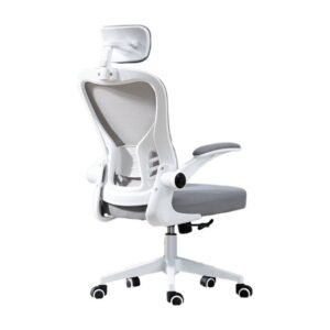 silla de oficina ergonómica respaldo alto con cabecera