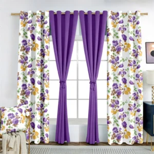 Cortina de baño waterproof venados y árboles