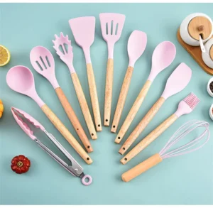 Set de cubiertos portátiles para camping lonchera