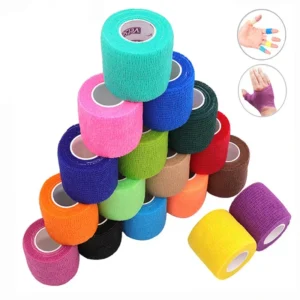 Pack de 15 Vendas Elásticas Adhesivas para Deportes 4.5mx5cm