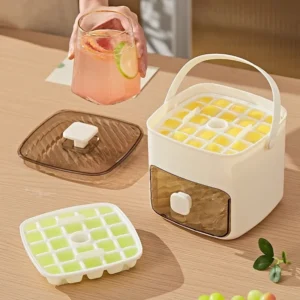 Bandeja Hielo Con Tapa Y Cubo 2 Pzas Sin Bpa