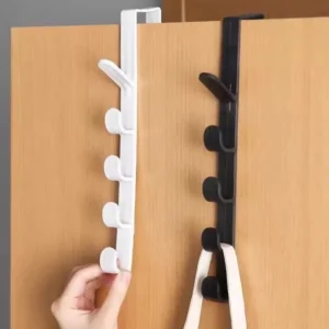 Ganchos De Metal Sobre La Puerta Para Colgar Abrigos Y Bolso