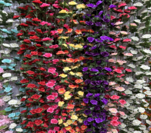 Flor artificial mini rosas
