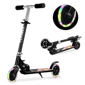 Scooter para niños con luces y protecciones incluidas