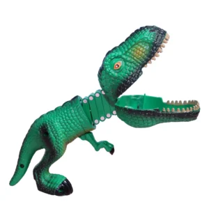 Dinosaurio Juguete Retractil Pinza T Rex Cuello Estirable