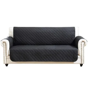 funda para sofa impermeable protector de sillon negro