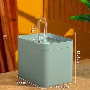 fuente de agua automatica para gatos y perros usb