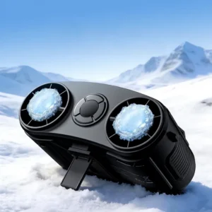 ventilador portatil doble para cintura recargable 12000mah