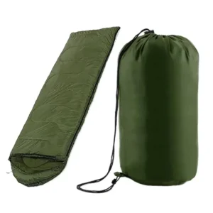 sleeping bag impermeable para acampar tipo sobre verde