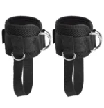Tobillera ajustable con anillo d para ejercicio y gym