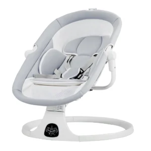 Columpio eléctrico para bebé reclinable y plegable