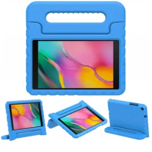 funda para tablet niños con asa antigolpes azul
