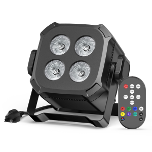 Luces de escenario LED RGBW con control remoto