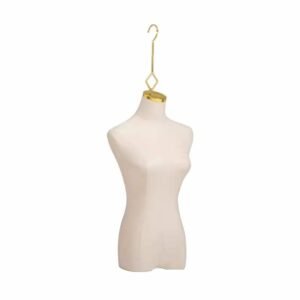maniqui busto mujer colgante para ropa y vestidos