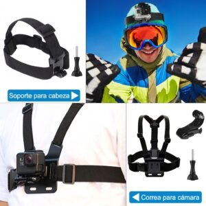Kit de accesorios para cámara GoPro 15 piezas