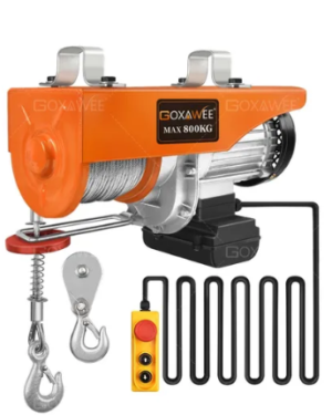 Polipasto Eléctrico 400-800kg 30m con Cable Acero